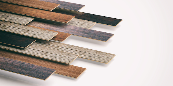 different shades of wooden floorboards