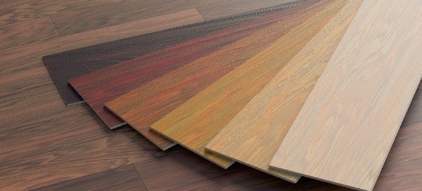 a variety of color woods for flooring